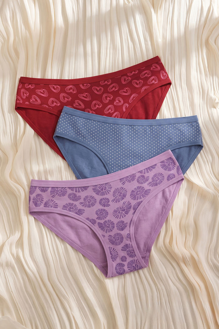 Zivame Low Rise Full Coverage Bikini Panty (Pack of 3) - Multicolor — image 14